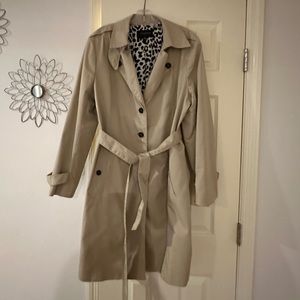 Ann Taylor Cotton Trench Coat, size XXL